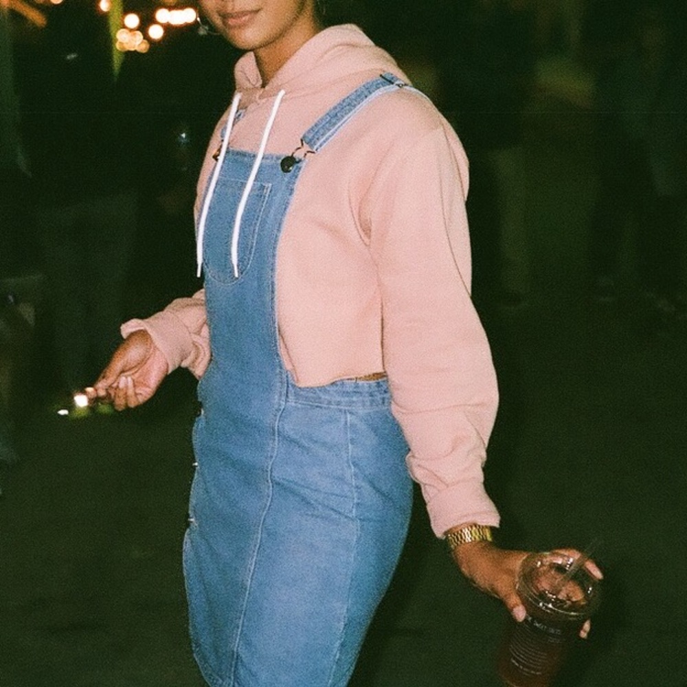 Cotton On Denim Overall Dress